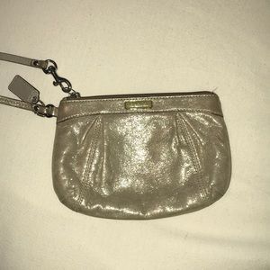 Sparkly Coach wristlet